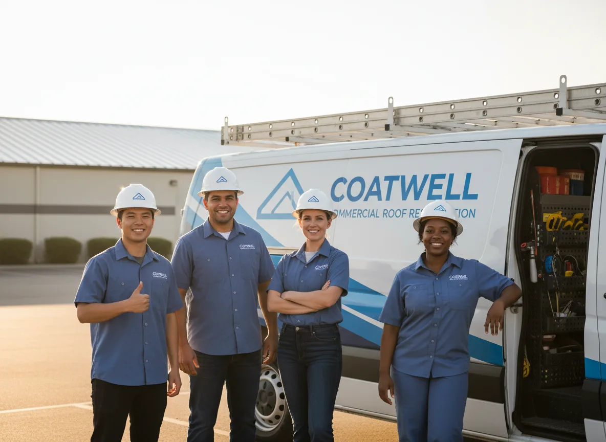 Commercial roof coating company in Hadley, NY